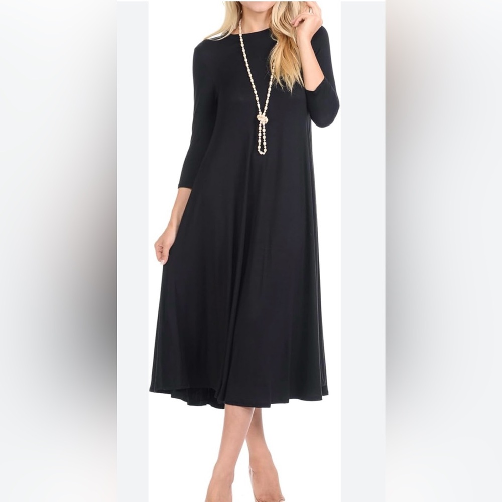 Iconic Luxe Jersey Knit Dress Sz XL